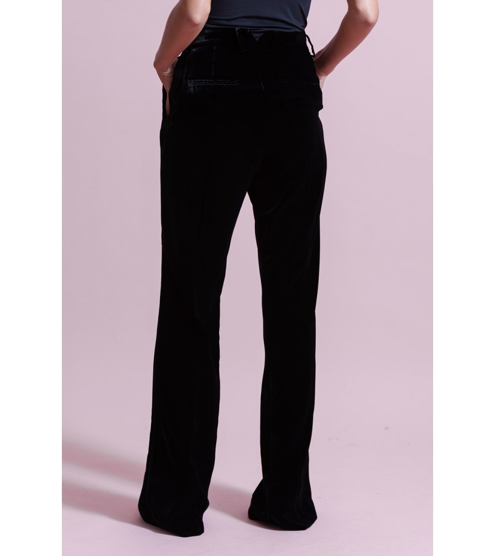 Pantalon en velours coupe patte def dMn Paris